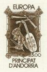Andorra_1985_Yvert_340-Scott_338_dark-brown_detail