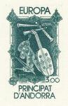 Andorra_1985_Yvert_340-Scott_338_dark-green_a_detail