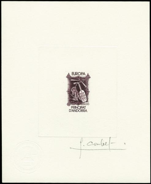 Andorra_1985_Yvert_340-Scott_338_deep-lilac_a