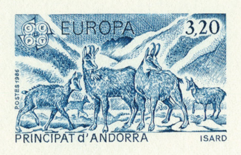 Andorra_1986_Yvert_349-Scott_345_blue_detail