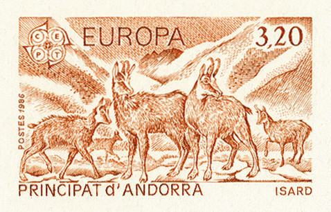 Andorra_1986_Yvert_349-Scott_345_brown_detail