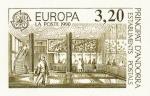 Andorra_1990_Yvert_389-Scott_392_sepia_a_detail