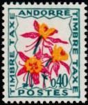 Andorra_1964_Yvert_Taxe_51-Scott_J51