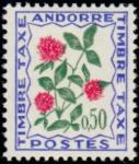 Andorra_1964_Yvert_Taxe_52-Scott_J52