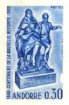 Andorra_1967_Yvert_181-Scott_175_blue_aa_detail