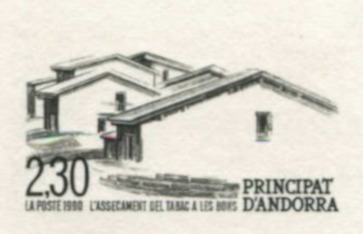 Andorra_1990_Yvert_395-Scott_396_positive_black_detail