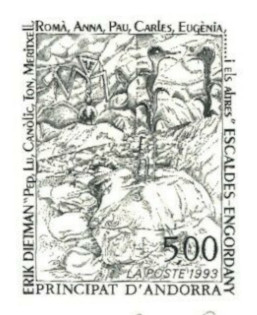 Andorra_1993_Yvert_440-Scott_432_positive_black_detail