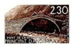 Andorra_1990_Yvert_385-Scott_389_dark-brown_detail