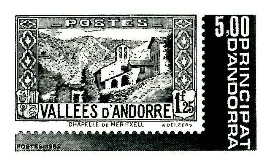 Andorra_1982_Yvert_BF1-Scott_298a_black_b_detail