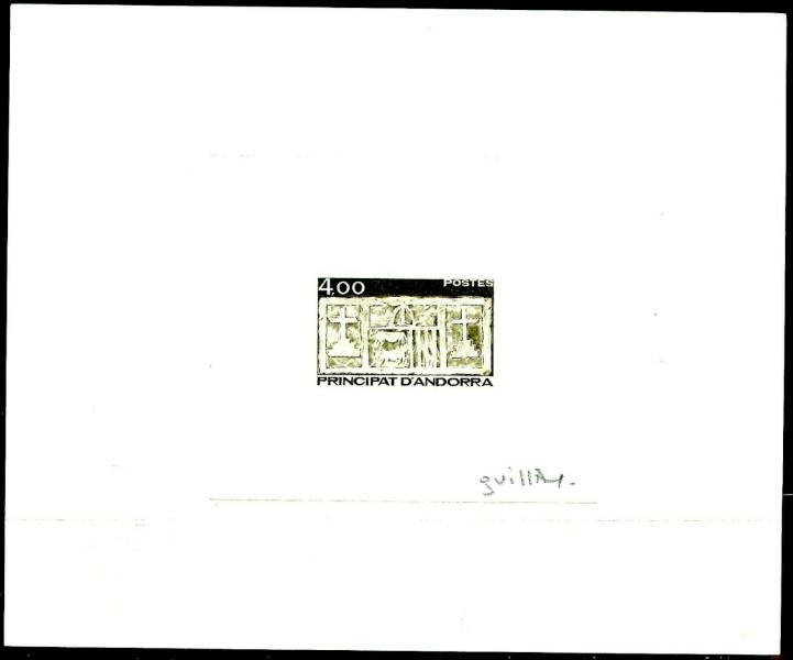 Andorra_1986_Yvert_346-Scott_333_dark-olive-green
