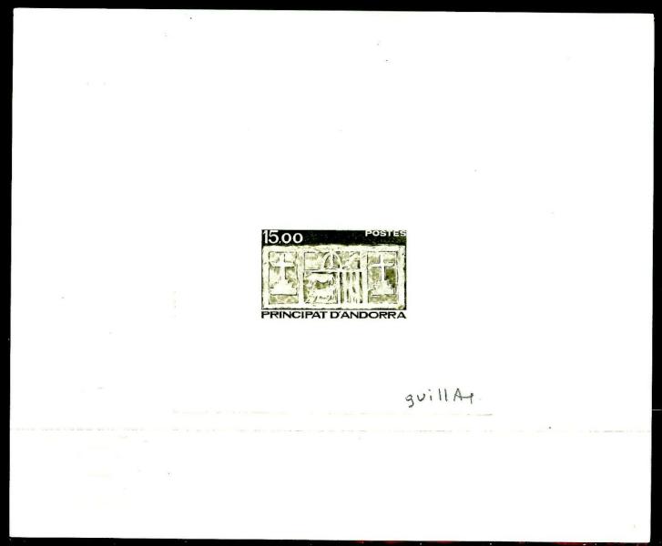 Andorra_1986_Yvert_347-Scott_334_dark-olive-green