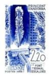 Andorra_1988_Yvert_371-Scott_365_blue_detail