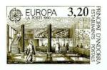 Andorra_1990_Yvert_389-Scott_392_sepia_b_detail