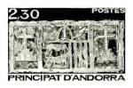 Andorra_1990_Yvert_391-Scott_382_black_detail