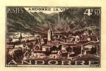 Andorra_1945_Yvert_108-Scott_93_sepia_+_dark-brown_b_detail