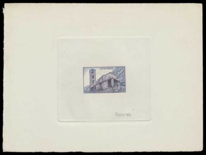 Andorra_1944_Yvert_102-Scott_87_blue_+_violet-blue_b