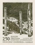 Andorra_1993_Yvert_430-Scott_425_sepia_b_detail