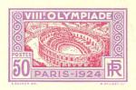 France_1924_Yvert_186a-Scott_201_unadopted_Jeux_Olympiques_Paris_50c_violet_518_+_red_413_typo_aa_CP_detail