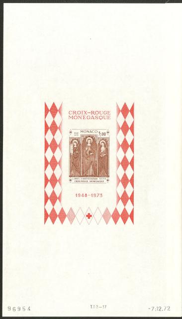 Monaco_1972_Yvert_BF7a-Scott_864_unadopted_Dolceaqua_Red_Cross_brown_eb_ESS