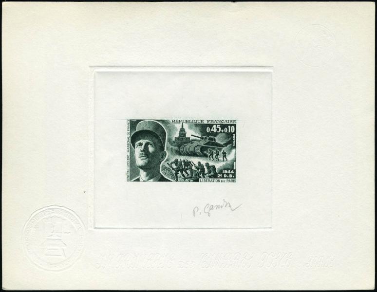 France_1969_Yvert_1607-Scott_B432_dark-green