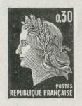 France_1969_Yvert_1611-Scott_1231c_etat_black_typo_c_detail