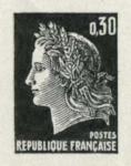 France_1969_Yvert_1611-Scott_1231c_etat_black_typo_d_detail
