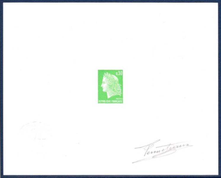 France_1969_Yvert_1611-Scott_1231c_green_typo