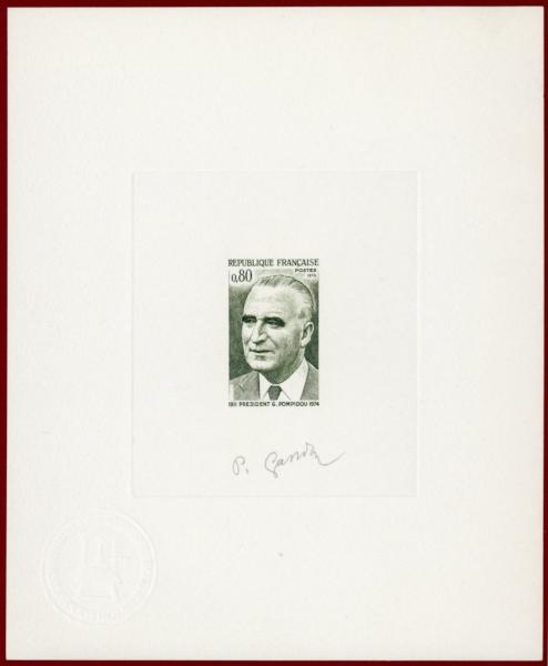 France_1975_Yvert_1839-Scott_1430_olive-green_b