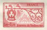 France_1977_Yvert_1927-Scott_B498_red_detail