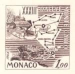 Monaco_1963_Yvert_616-Scott_549_etat_sepia_c_detail