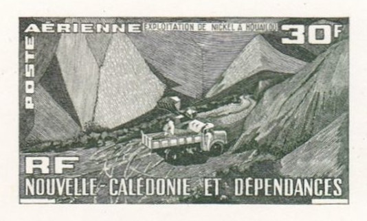 N_Caledonia_1964_Yvert_PA74a-Scott_C34_unissued_in_TD_truck_black_AP_detail