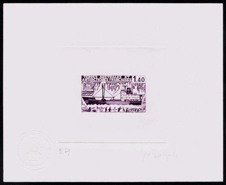 FSAT_1977_Yvert_67-Scott_75_violet_ba