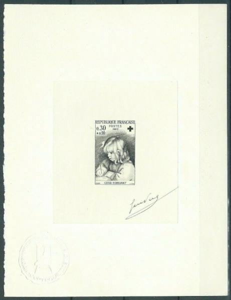France_1965_Yvert_1467-Scott_B393_black_a