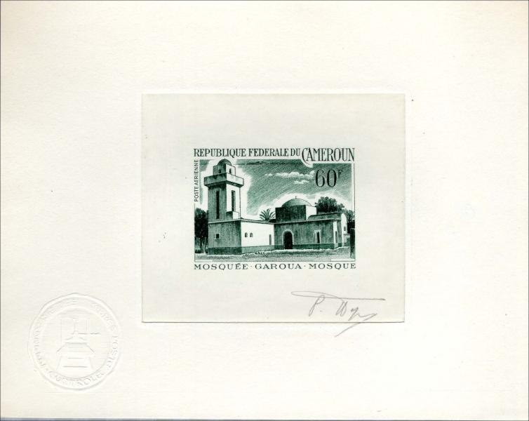 Cameroun_1966_Yvert_PA94-Scott_C83_dark-green_aa
