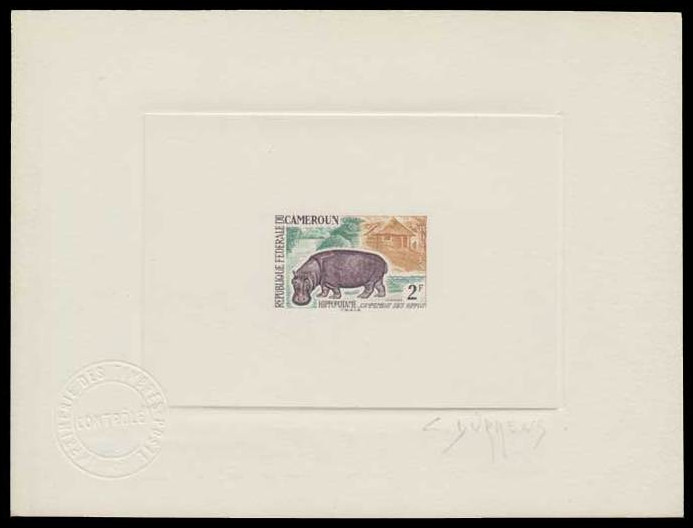 Cameroun_1962_Yvert_342-Scott_361_green_+_light-brown_+_dark-brown_i