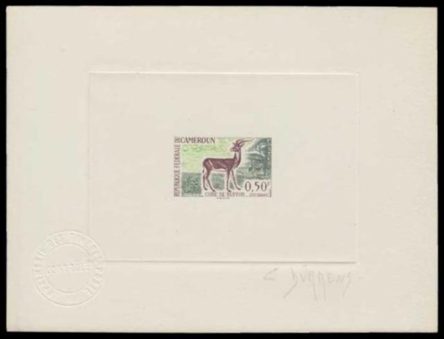 Cameroun_1962_Yvert_341a-Scott_360_unadopted_50c_Cobe_de_Buffon_green_+_dark-green_+_dark-brown_e_AP