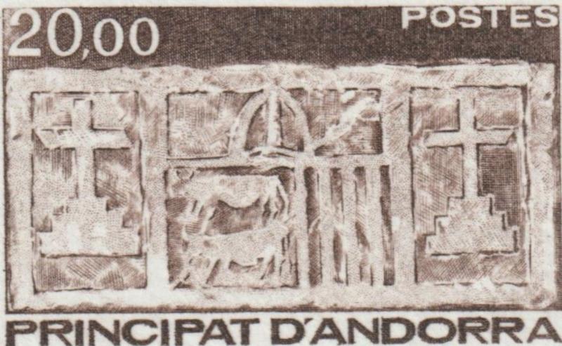 Andorra_1984_Yvert_336-Scott_335_dark-brown_detail