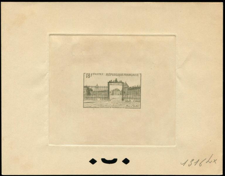 France_1952_Yvert_939a-Scott_686_unadopted_green_1316_Lx