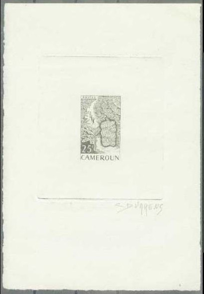 Cameroun_1959_Yvert_309-Scott_335_etat_black_b