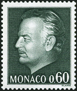 Monaco_1972_Yvert_992-Scott_933_60c_Prince_Rainier_III_IS