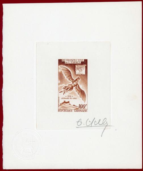 Gabon_1970_Yvert_PA95-Scott_C93_brown_b