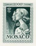 Monaco_1959_Yvert_PA72b-Scott_C55_unadopted_1000f_Grace_et_Rainier_III_maigre_dark-green_c_AP_detail