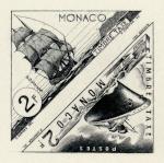 Monaco_1953_Yvert_Taxe_40-41-Scott_J40a_black_a_detail