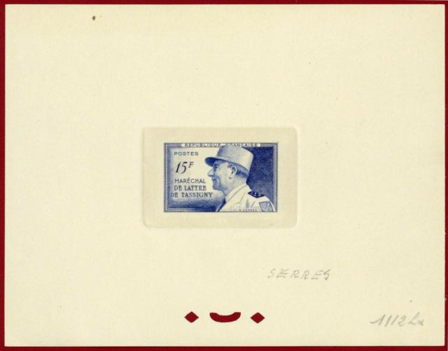 France_1952_Yvert_920a-Scott_675a_unadopted_Marechal_de_Lattre_Type_I-b_blue_1112_Lx_b_CP