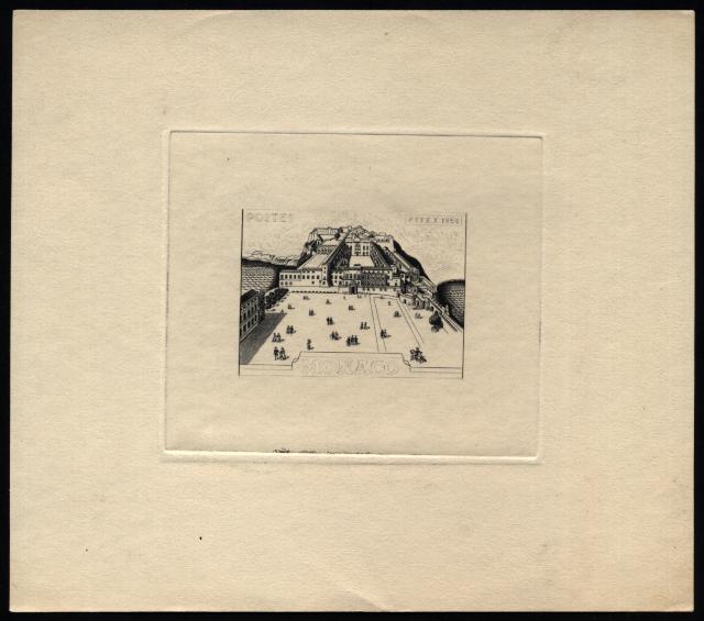 Monaco_1956_Yvert_451a-Scott_361_unadopted_Prince's_Palace_1er_etat_black_ca_AP