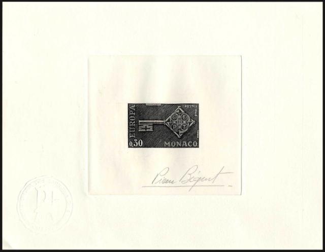 Monaco_1968_Yvert_749a-Scott_689_unadopted_Europa_black_d_AP