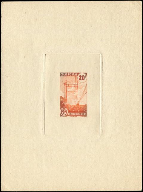 France_1944_Yvert_Colis_Postaux_219Aa-Scott_unissued_20f_remboursement_orange_a_AP
