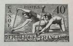France_1953_Yvert_963a-Scott_703_unadopted_Canoe_black_a_AP_detail_a