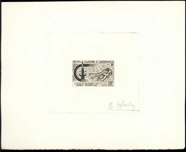 N_Caledonia_1966_Yvert_332-Scott_348_etat_sepia