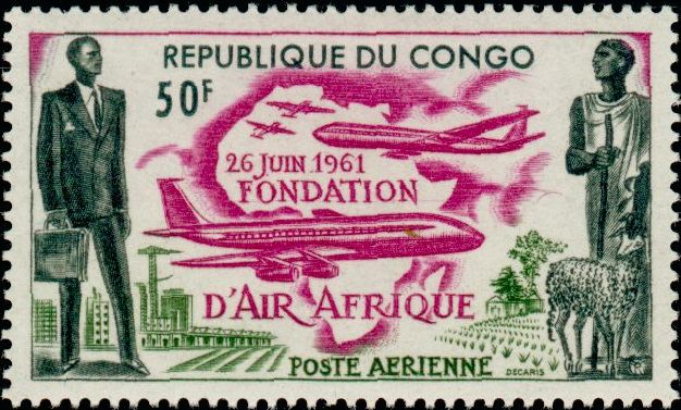 Congo_1961_Yvert_PA5-Scott_C5